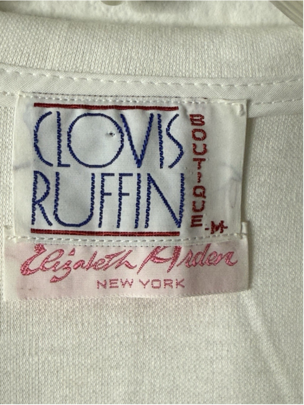 Vintage Clovis Ruffin Elizabeth Arden Sailor Collar Maxi Lounge Dress Made In US - Picture 4 of 16